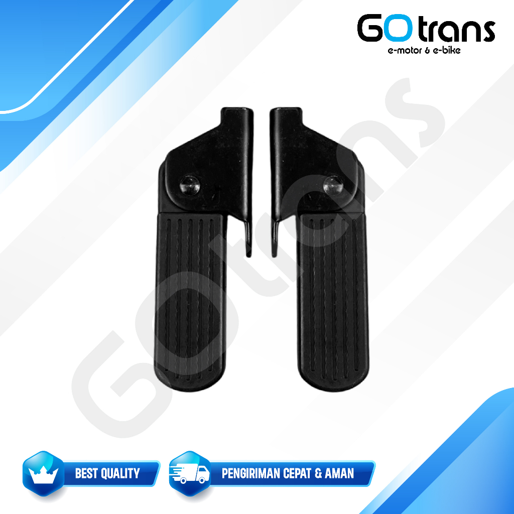 Gotrans Set Footstep Depan Belakang Lipat 5 7 cm 50 70 mm Sepeda Listrik Exotic Pacific Universal / 