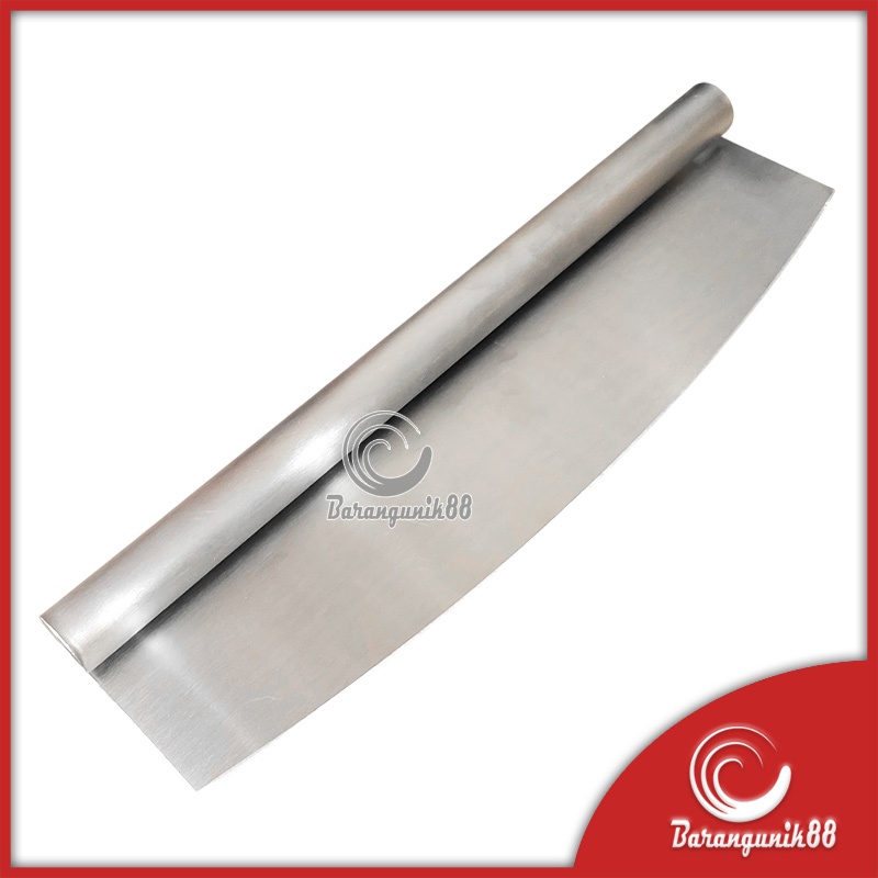 Scraper Panjang 35 cm Stainless Steel Kue Pemotong Adonan Roti Dough Cutter