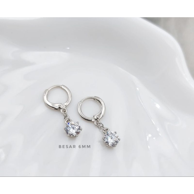Anting Jurai Mata Satu Xuping Silver