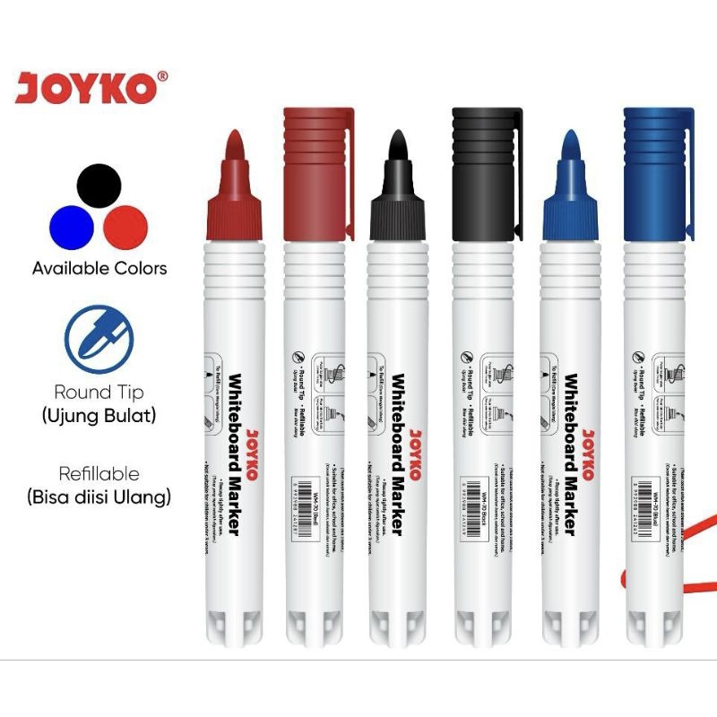 

Spidol white board/Bisa Dihapus Joyko WM-70 (1pcs)