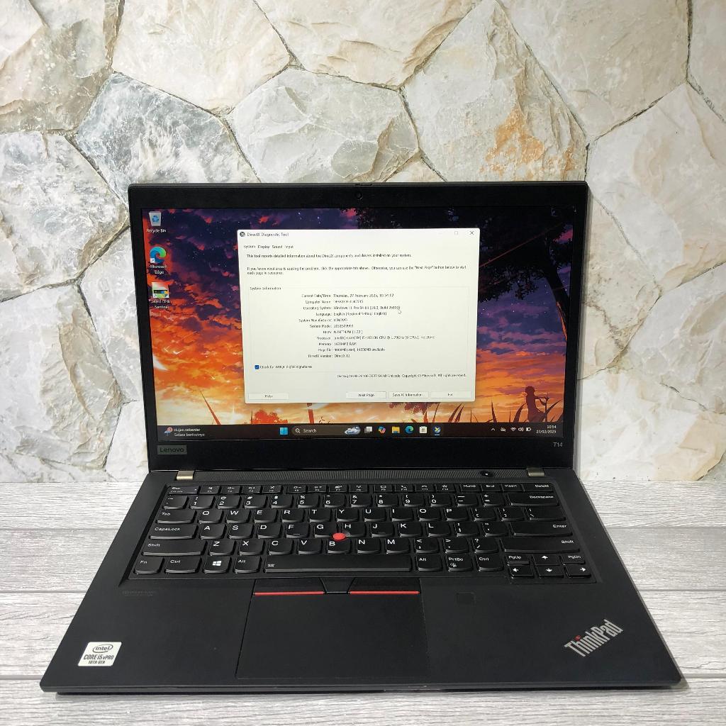 Lenovo Thinkpad T14 T14S Gen 3rd Ryzen 7 | i7 RAM 32GB SSD In variant | MURAH BERGARANSI