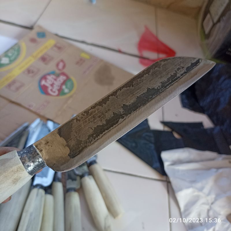 arit rumput sabit padi arit ranting pisau dapur alat pertanian asli madura