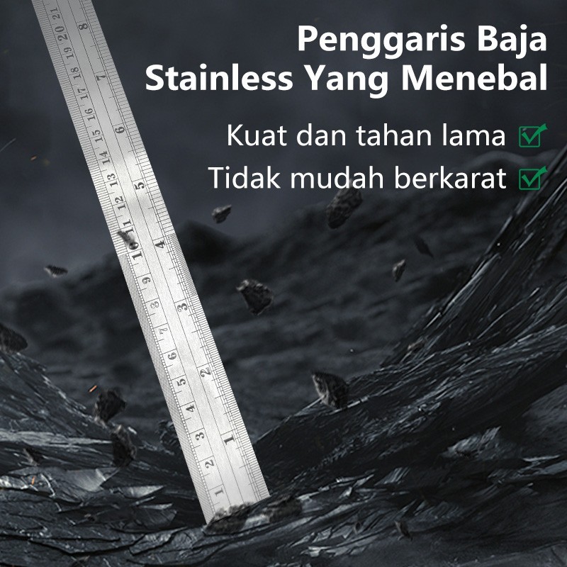 

PENGGARIS/RULER Shif 30cm Besi