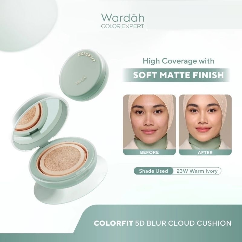 Wardah 5D Cloud cushion/cushion 5D/cushion viral/Bedak basah/foundation