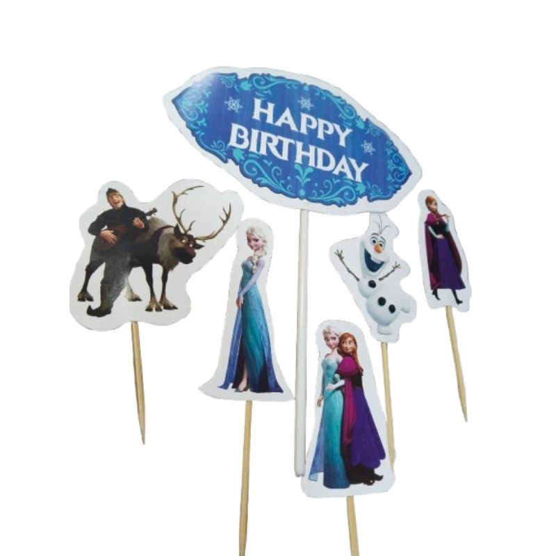 TOPPER CAKE KARAKTER FROZEN