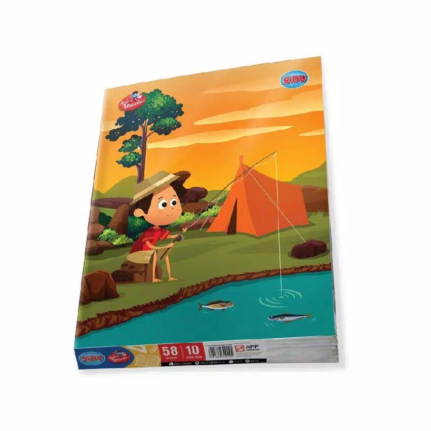 

Buku Tulis SIDU isi 58 Lembar (1 Pack Isi 10 Buku)