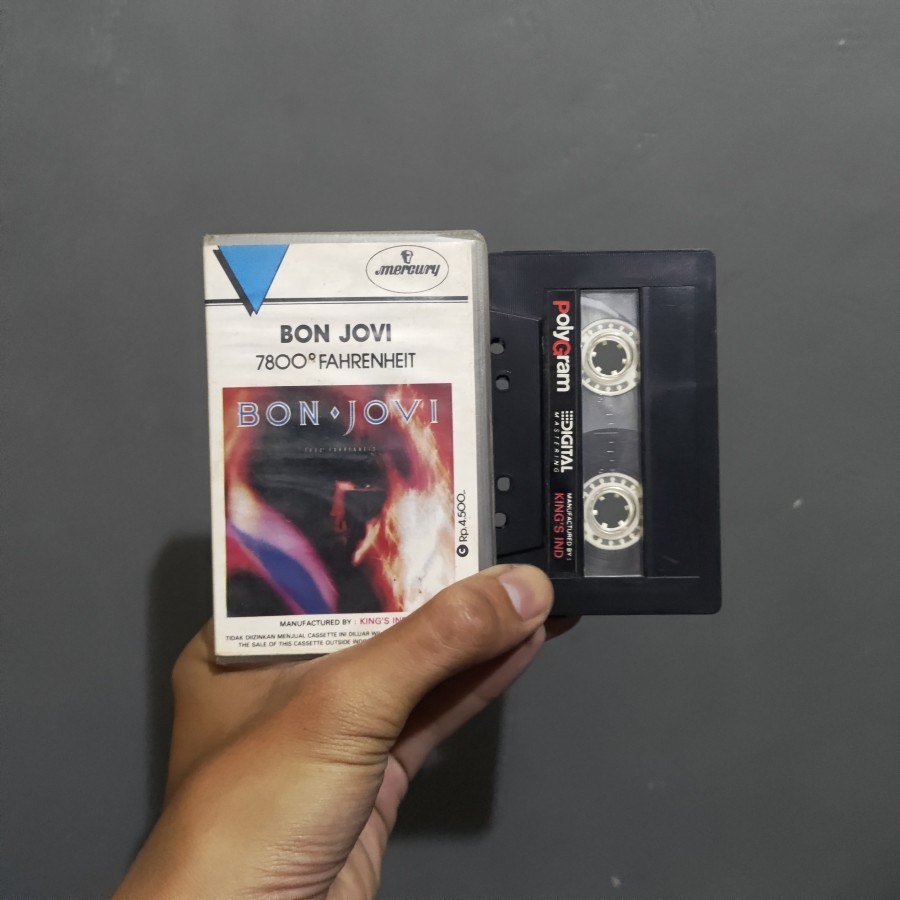 Kaset Pita Bon Jovi - 7800 Fahrenheit