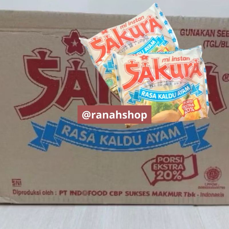 

MIE SAKURA KALDU AYAM TERMURAH ( 1 dus isi 40 pcs) 1 karton