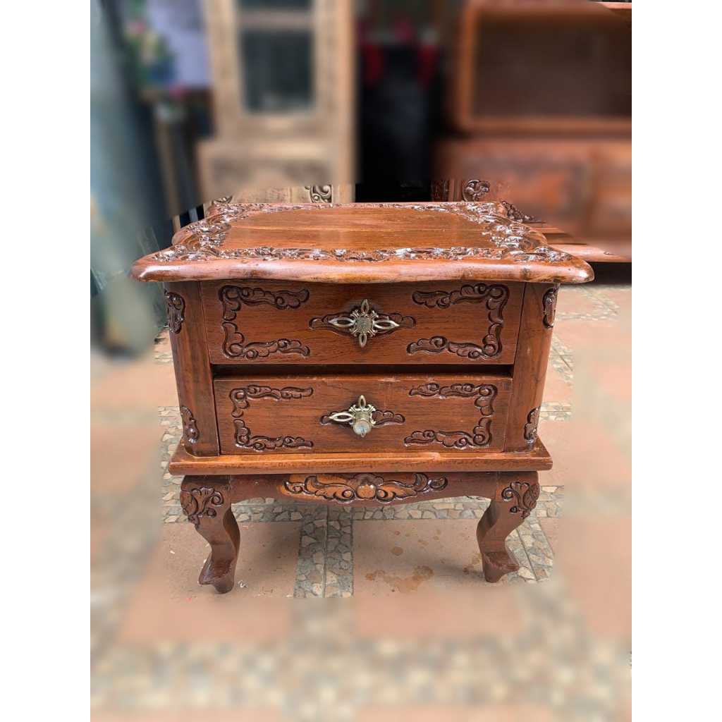 Nakas jati ukir 2laci