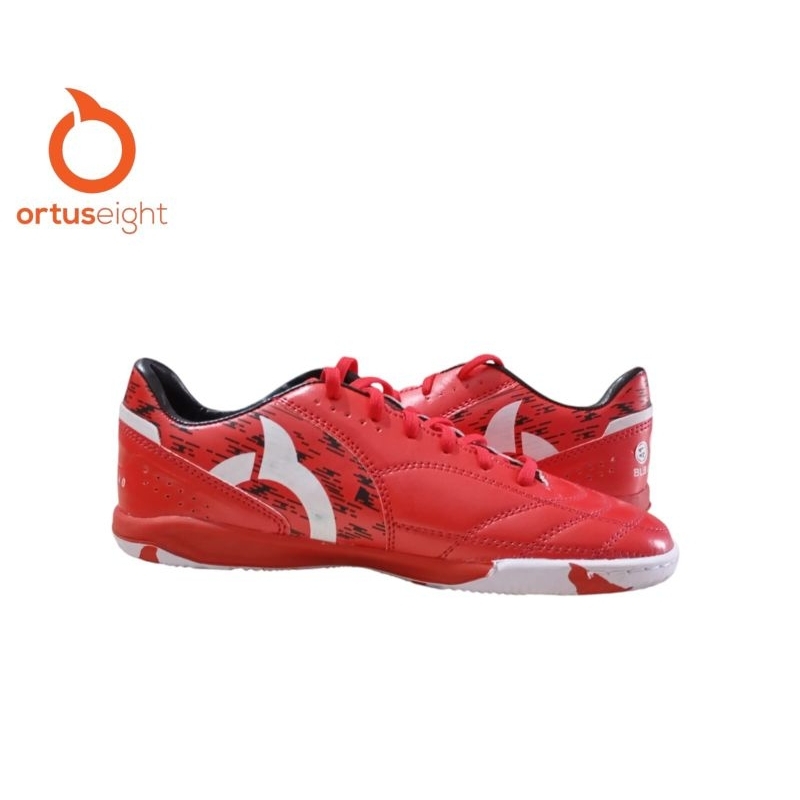 Sepatu Futsal ORTUSEIGHT Jogosala Crusher Ivory Merah Pria Remaja dan Dewasa