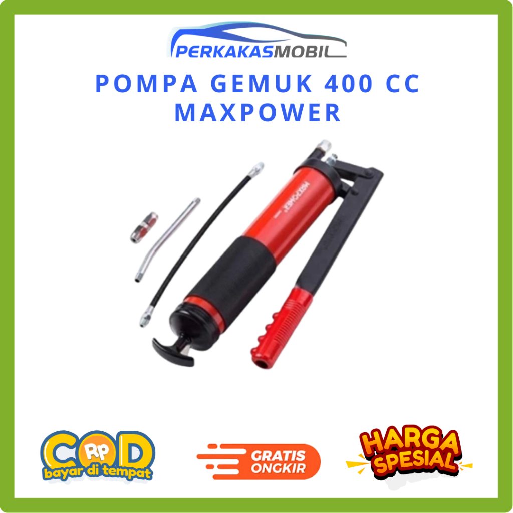 Pompa Gemuk Grease Gun 400 CC Maxpower Original Produk