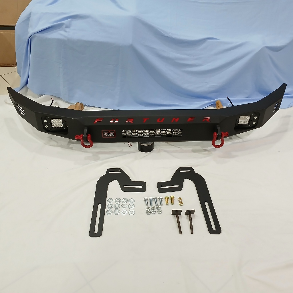 Towing Depan Bumper Depan Mobil Fortuner 2016 - 2024 Custom Emboss