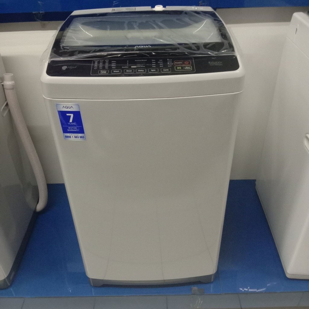 Mesin Cuci Aqua 1 tabung AQW78DD AQW 78 DD 7 kg Top Loading