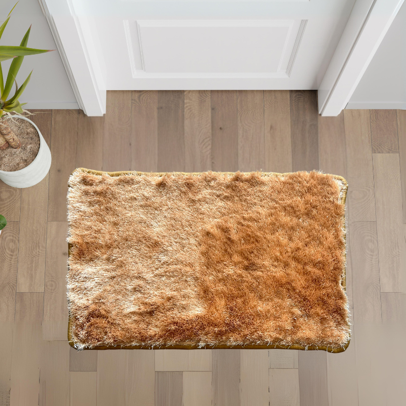 Keset Shaggy Bulu s Tebal Aesthetic Premium Ruang Tamu Kamar Tidur Rumah Antislip 40x60cm MF