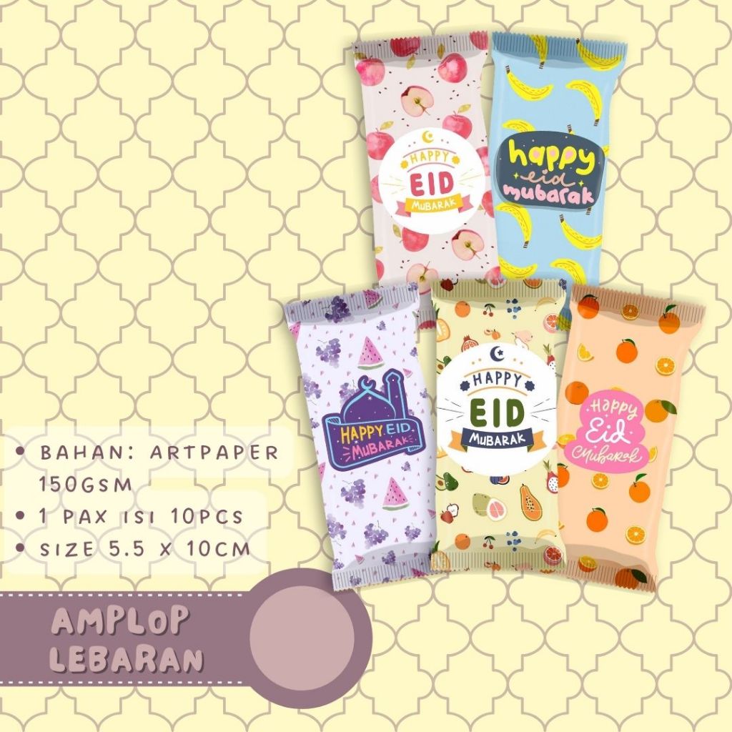

10pcs | Angpao Lebaran Viral | fruit| Angpau lebaran | amplop lebaran | Angpao unik | Angpao Lebaran Unik
