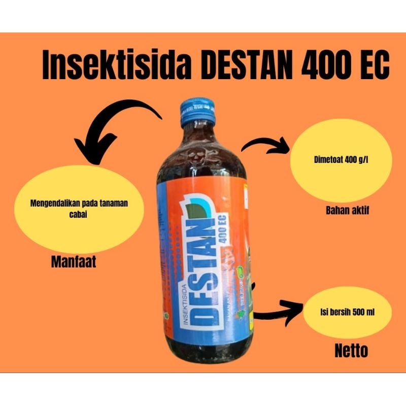 INSEKTISIDA DESTAN 400 EC 500 ML