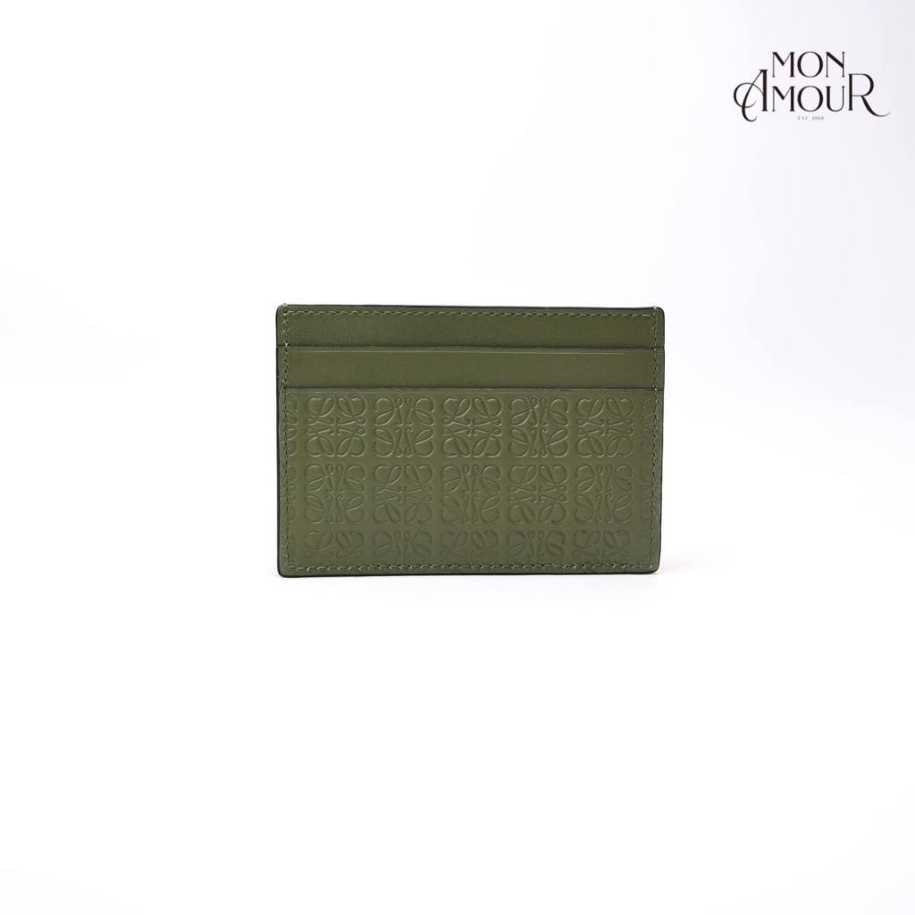 [READY STOCK] LOEWE ANAGRAM CARD HOLDER / CASE in AVOCADO GREEN