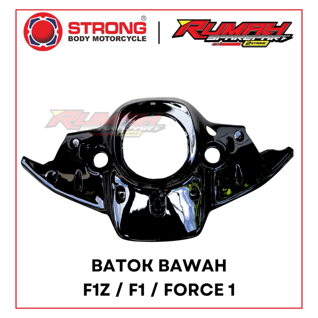 BATOK BAWAH HALUS STRONG F1Z F1 FORCE 1 HITAM BODY F1 FORCE 1