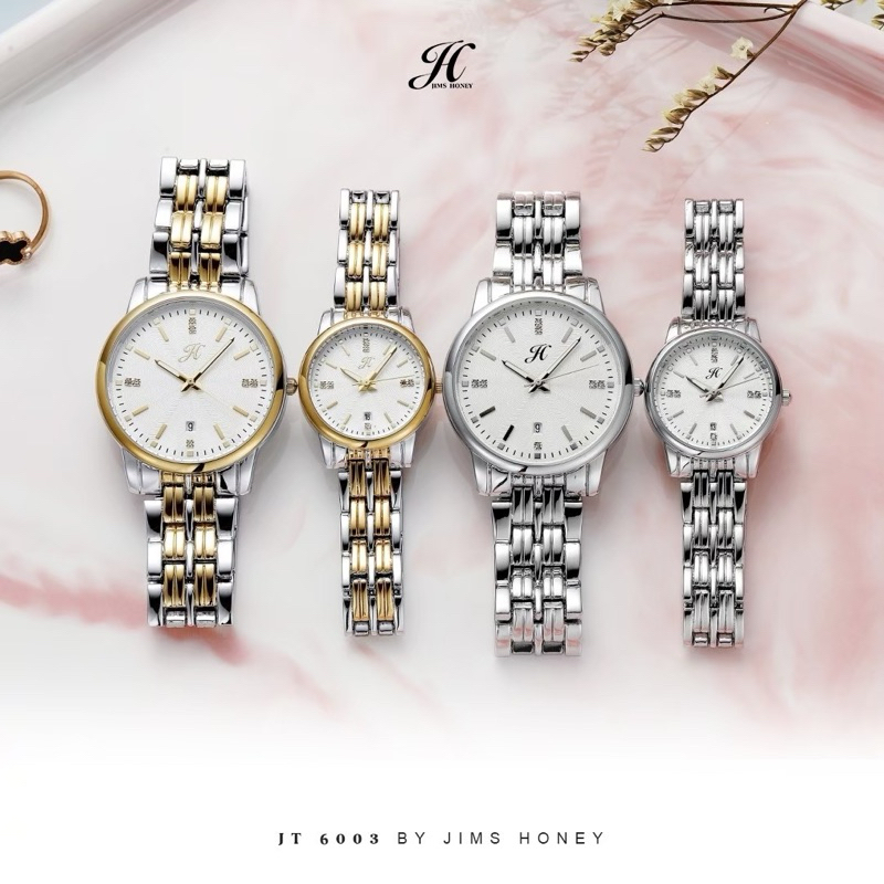 Jimshoney JT 6003 Jam Tangan Wanita Jam Tangan Pria Jam Tangan Couple Jimshoney Martapura