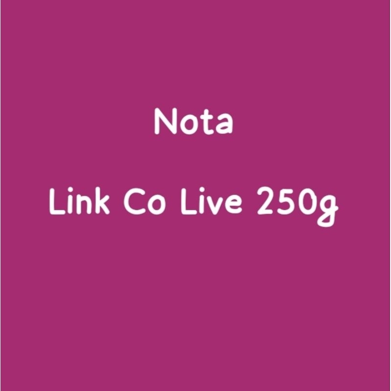 

Nota Link Co Live 250g