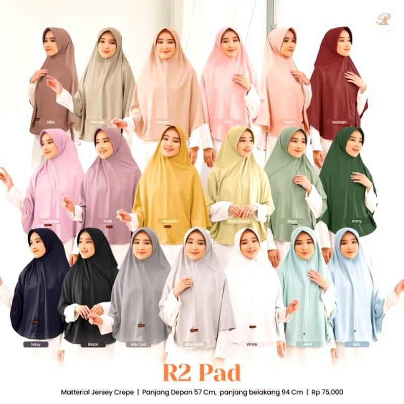 R2 Pad by Bergo Rivantie / Bergo Pad standar / Bergo jersey