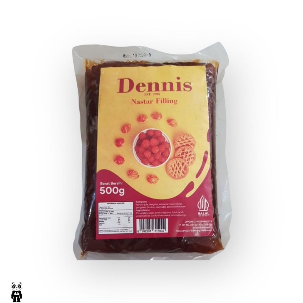 

Dennis Nastar Filling Nanas 500g selai Nenas Isian Nastar
