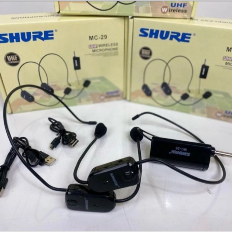 MIC.WIRELESS.HEADSET.SH MC29.MC 29.MICROPHONE.2MIC.HEADSET