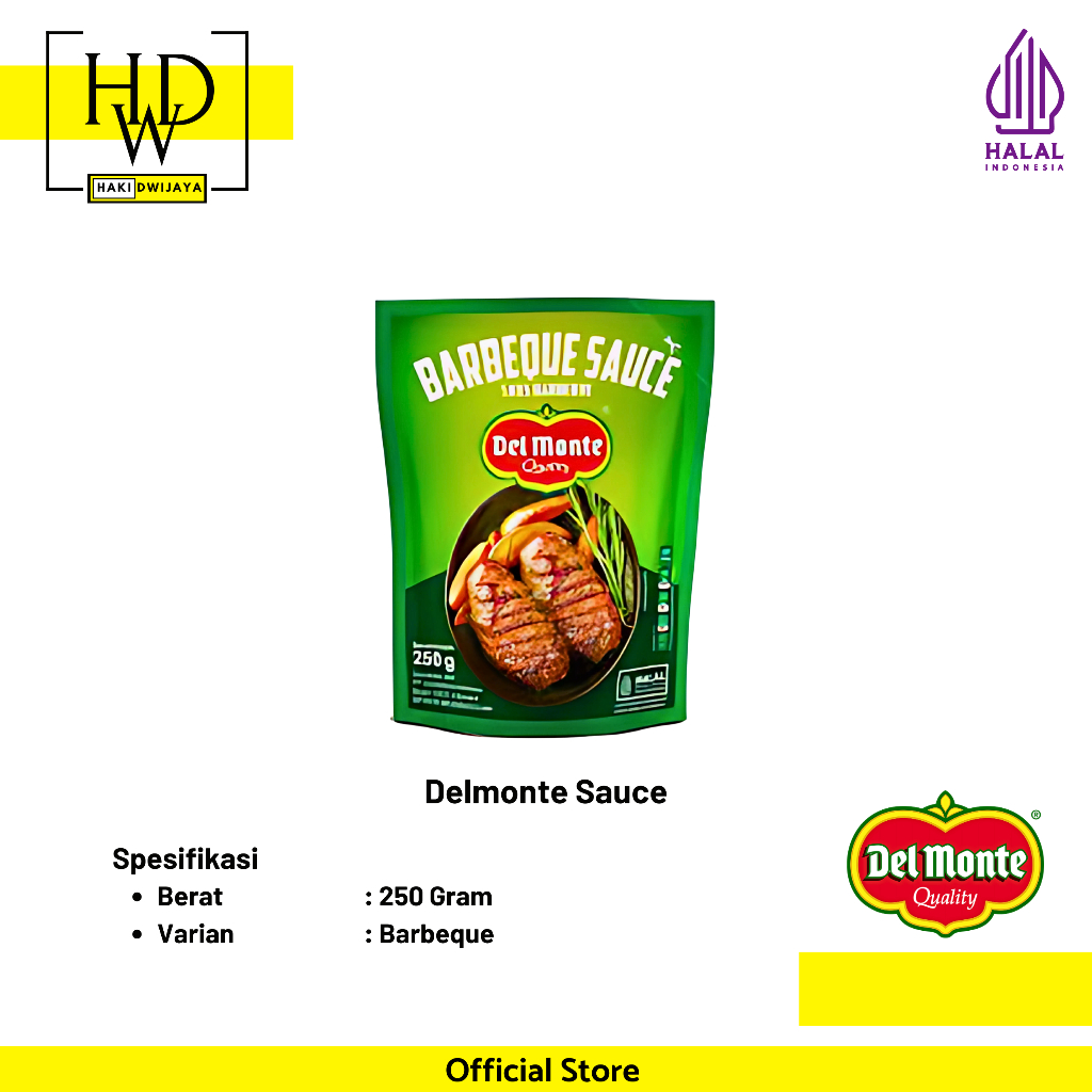 

[250 Gram] Delmonte Saus Barbeque Pouch