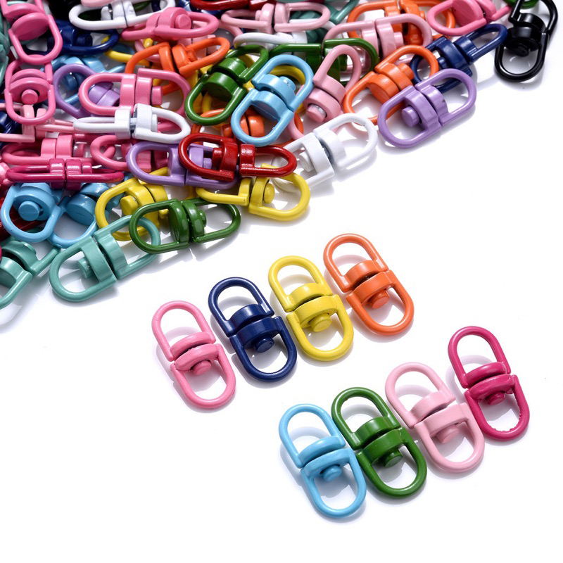 (1Pcs) E29 Gantungan Kunci / Ring Putar Angka 8