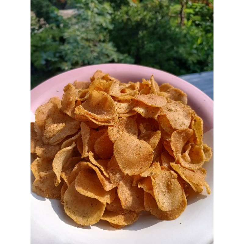 

PILOK keripik cilok pedas daun jeruk