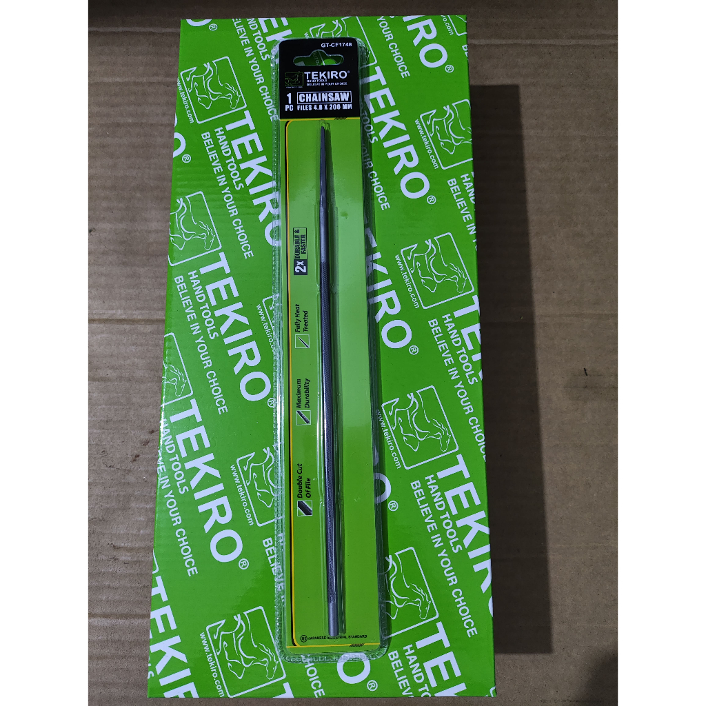 KIKIR CHAINSAW / KIKIR BULAT TEKIRO 4.8X200mm TEKIRO CHAINSAW