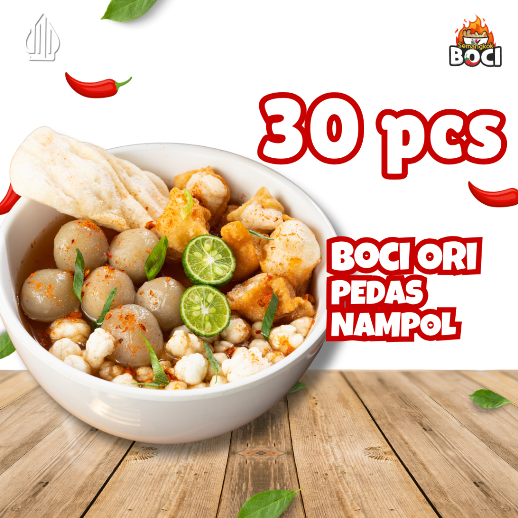 

30 Paket Baso Aci Original Semangkok Boci