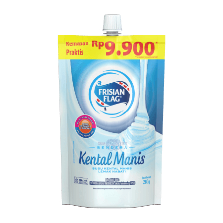

Frisian Flag Susu Kental Manis Kemasan Pouch 260 Gr