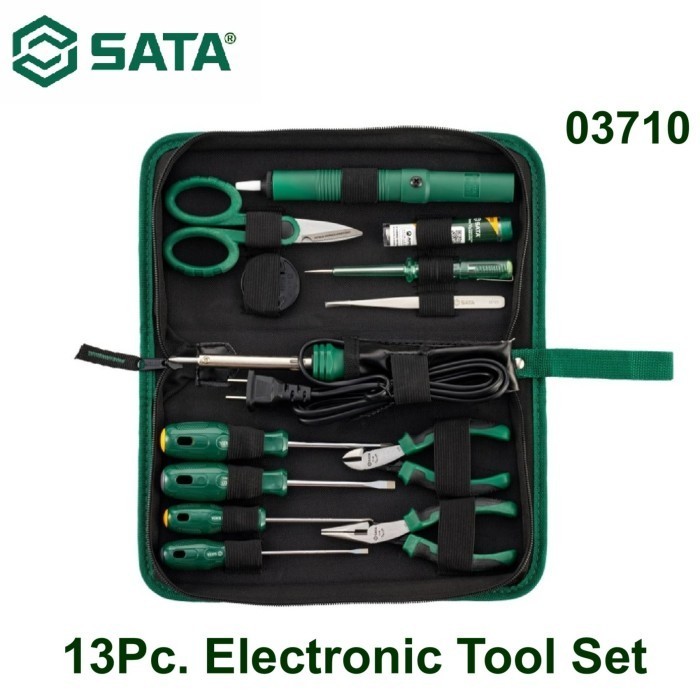 SATA - Tool Kit Set 03710 13Pc. Electronic Tool Set Sata Tools