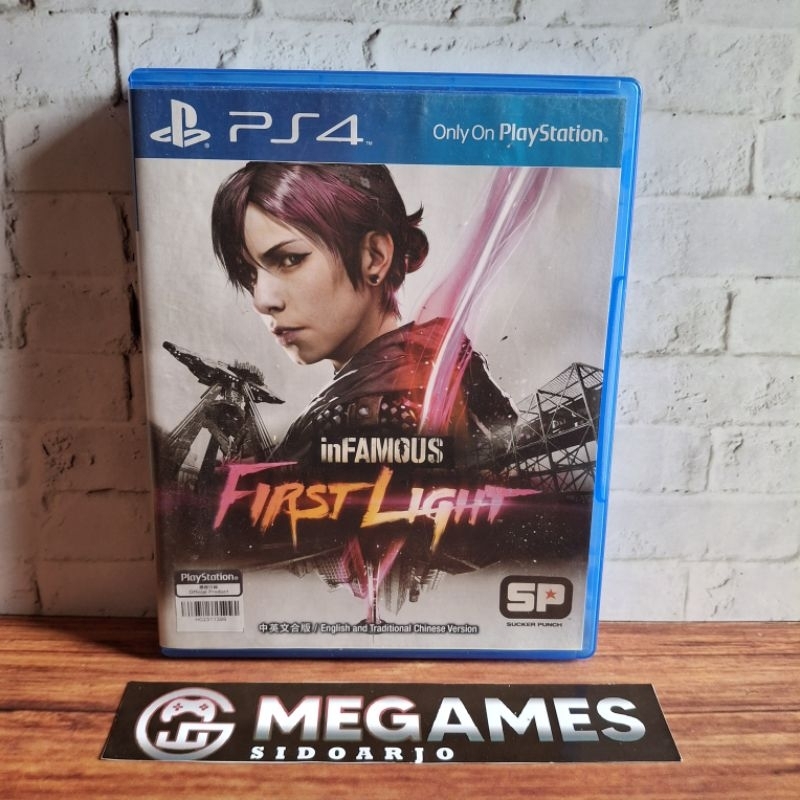 Kaset Bd Ps4 Infamous First Light - Second/Bekas