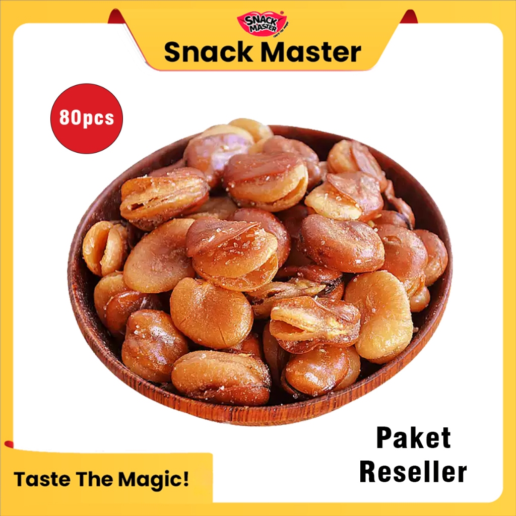 

Snack Master - [Paket Reseller] Kacang Koro 20g isi 80 pcs Snack Camilan Jajanan