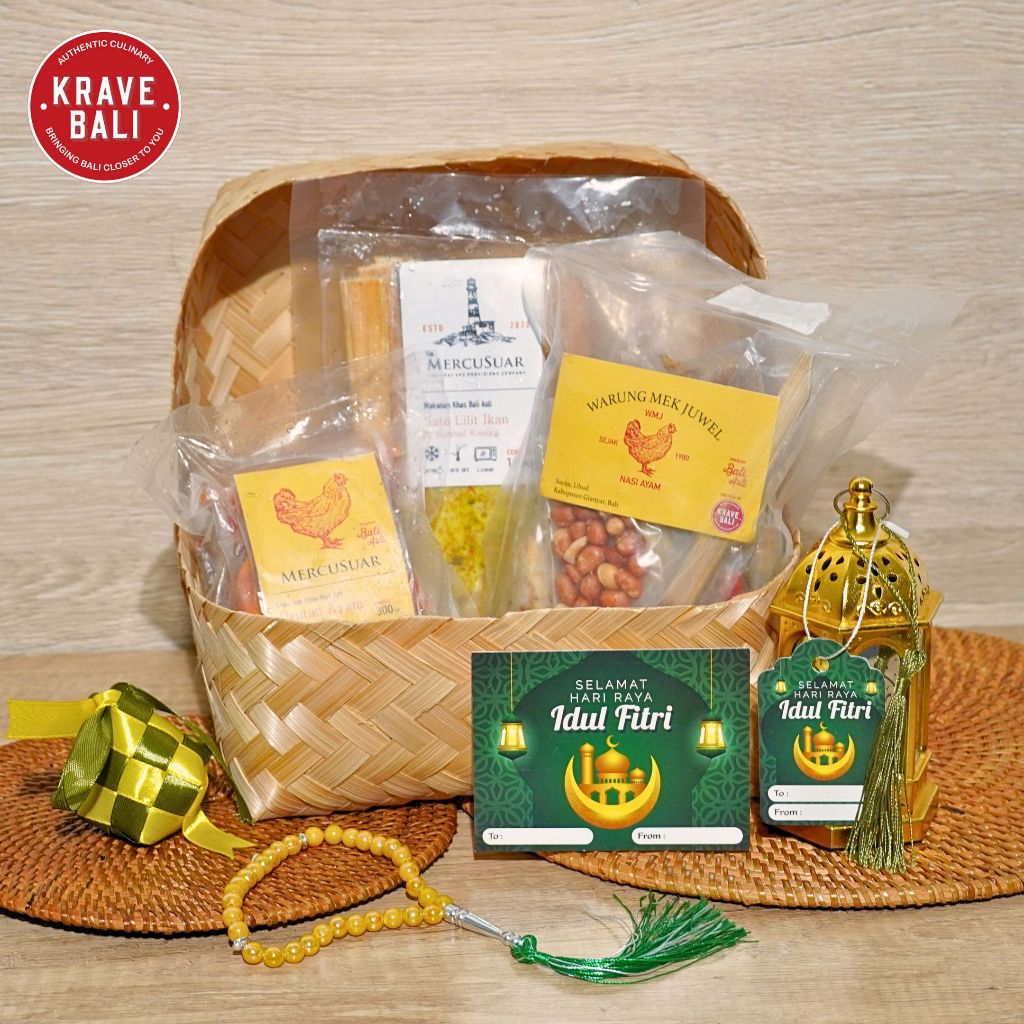 

Krave Bali Paket Ramadhan - Sate Lilit Ikan Mercusuar + Urutan Ayam Mercusuar + Lauk Nasi Campur Warung Mek Juwel Kado Parcel Special Puasa dan Lebaran