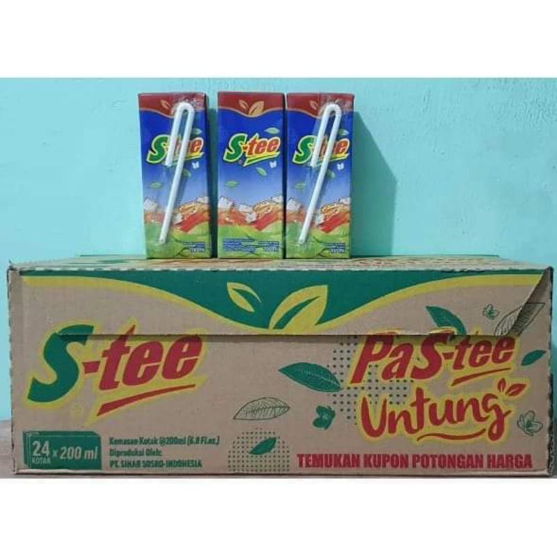 

S-tee kemasan kotak 200ml isi 24 pcs