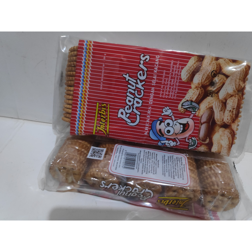 

Biskuit Kacang / Krakers Selai Kacang 268g INTERBIS