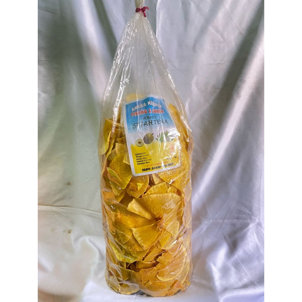 

KERIPIK SUKUN 1 BALL 1,5KG GURIH RENYAH LEZAT