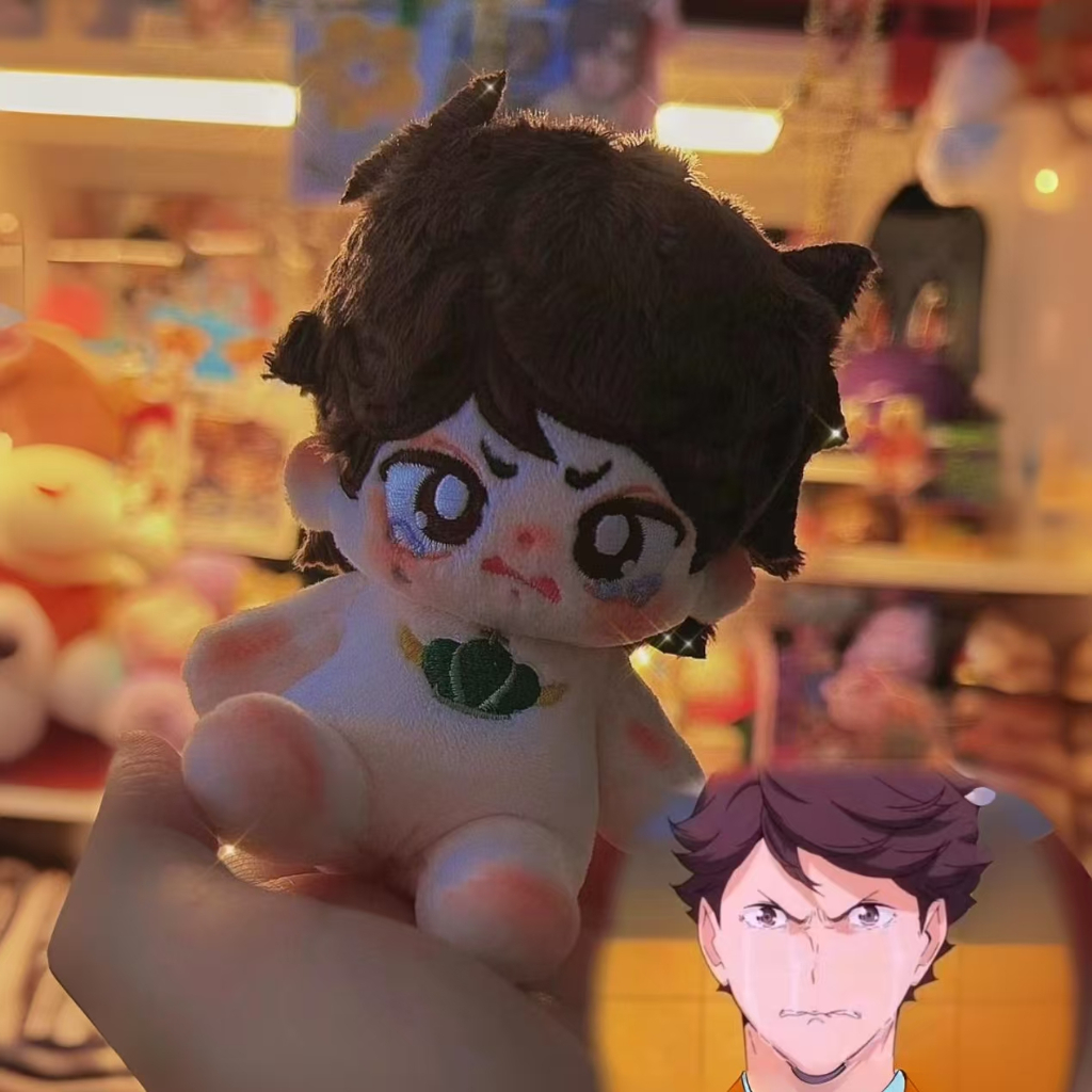 [READY STOCK] doll oikawa haikyuu boneka oikawa tooru cotton doll ada skeleton 10cm oikawa - kuku