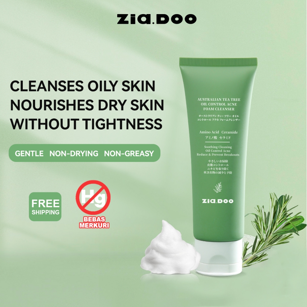 Zia.Doo Aulian Tea Tree Cleanser Oil Control Acne
