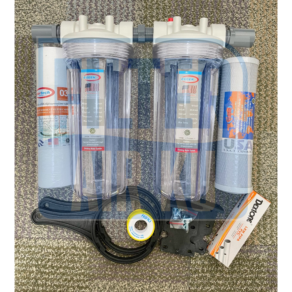 Paket Filter "AIRKU II" - Sedimen + CTO 10"