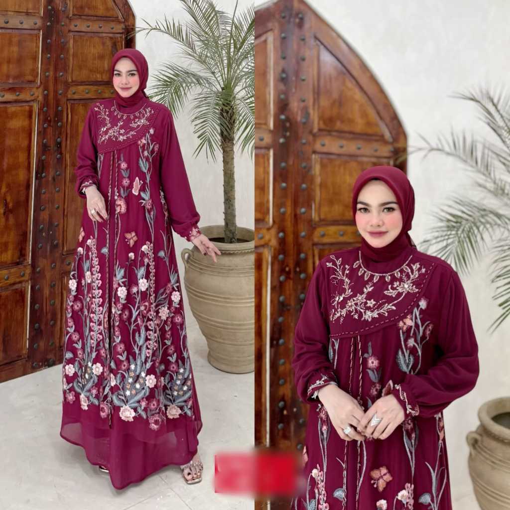 GAMIS LEBARAN UNICIE SINAR TILE