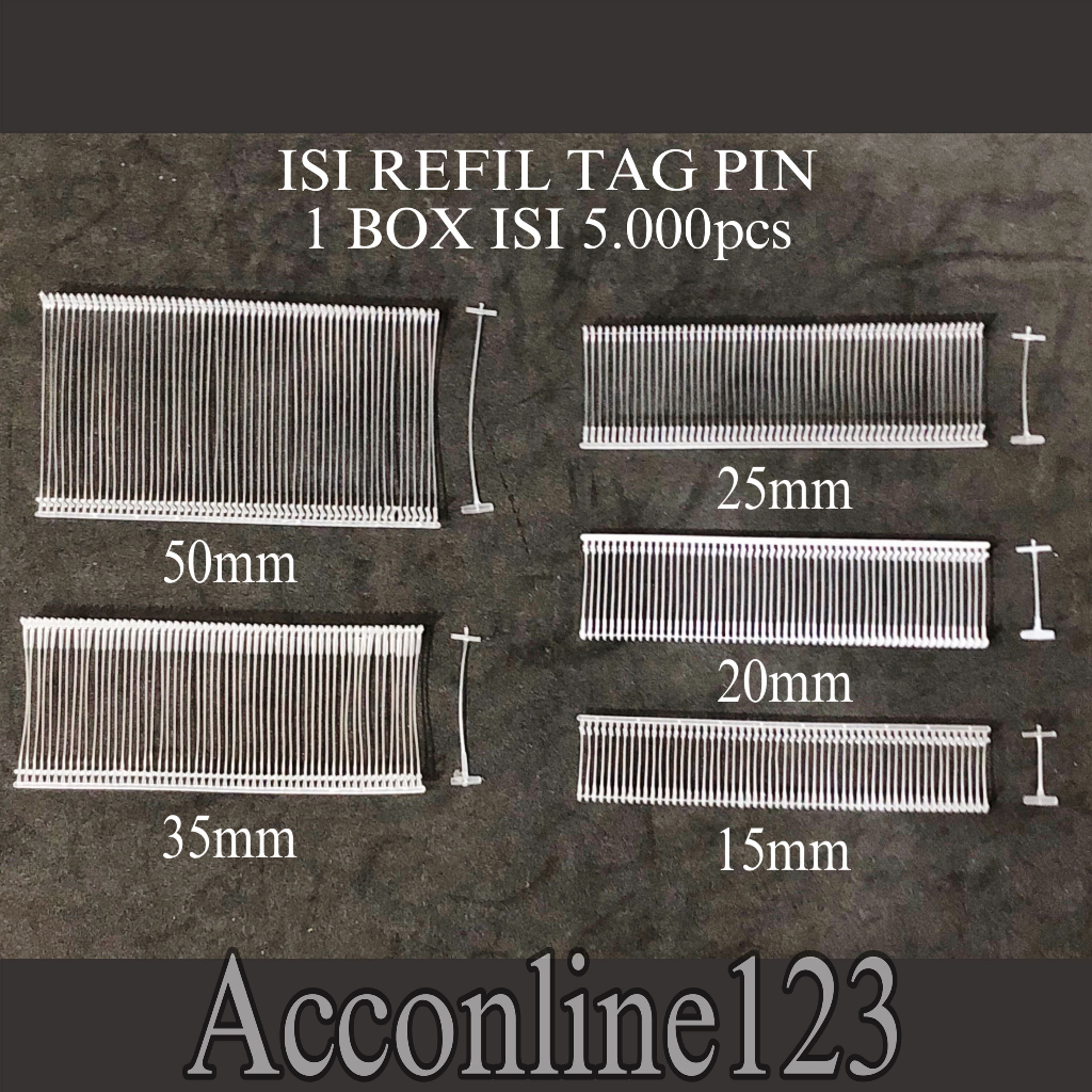 

Tag Pin / Isi Refill Label Baju / Refill TAG GUN STD Isi 5000pcs