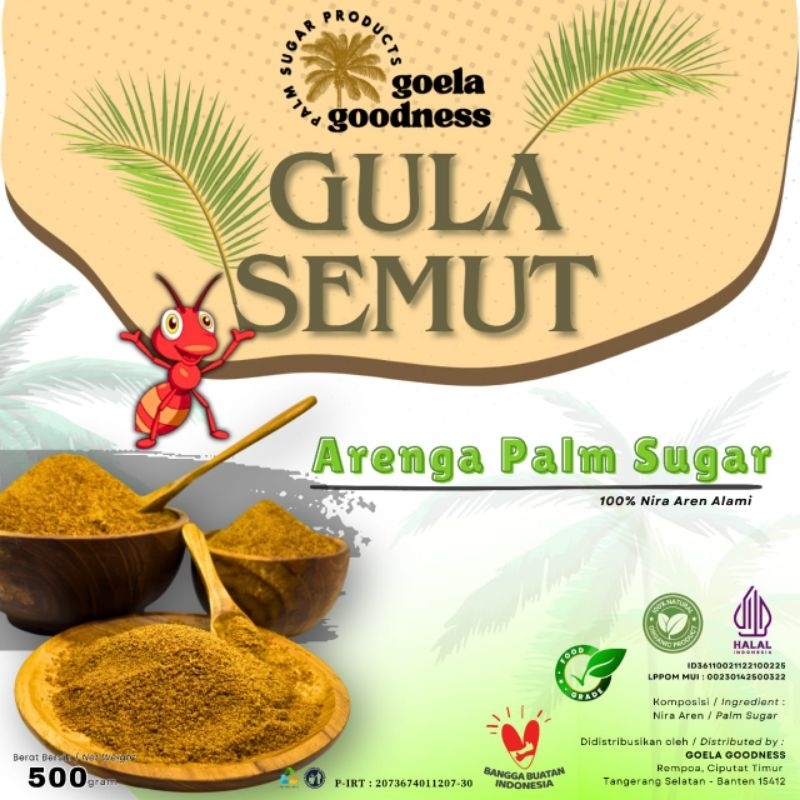 

Goela Semut aren 500gr