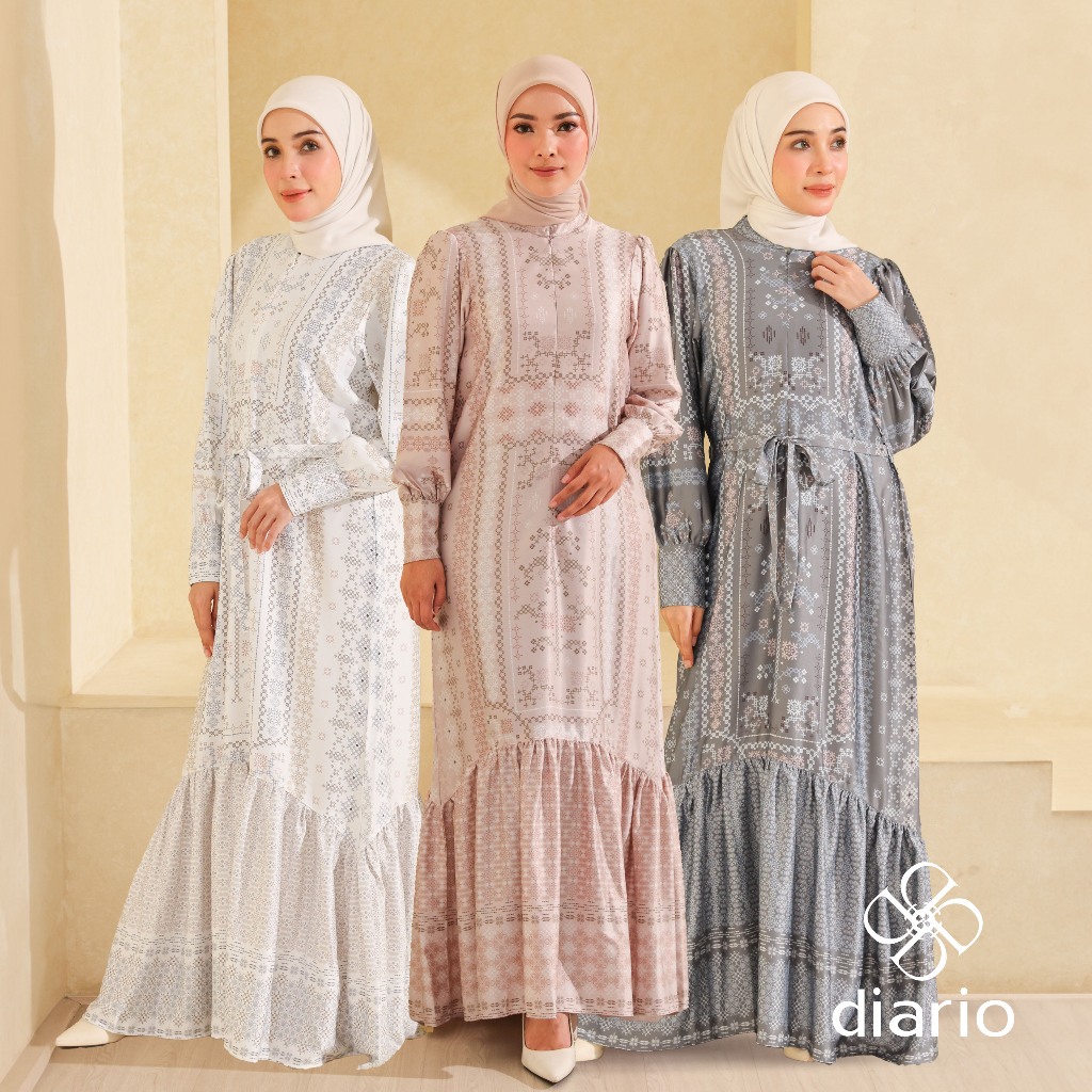 Diario - Serenia Sarimbit Collection Gamis Dewasa