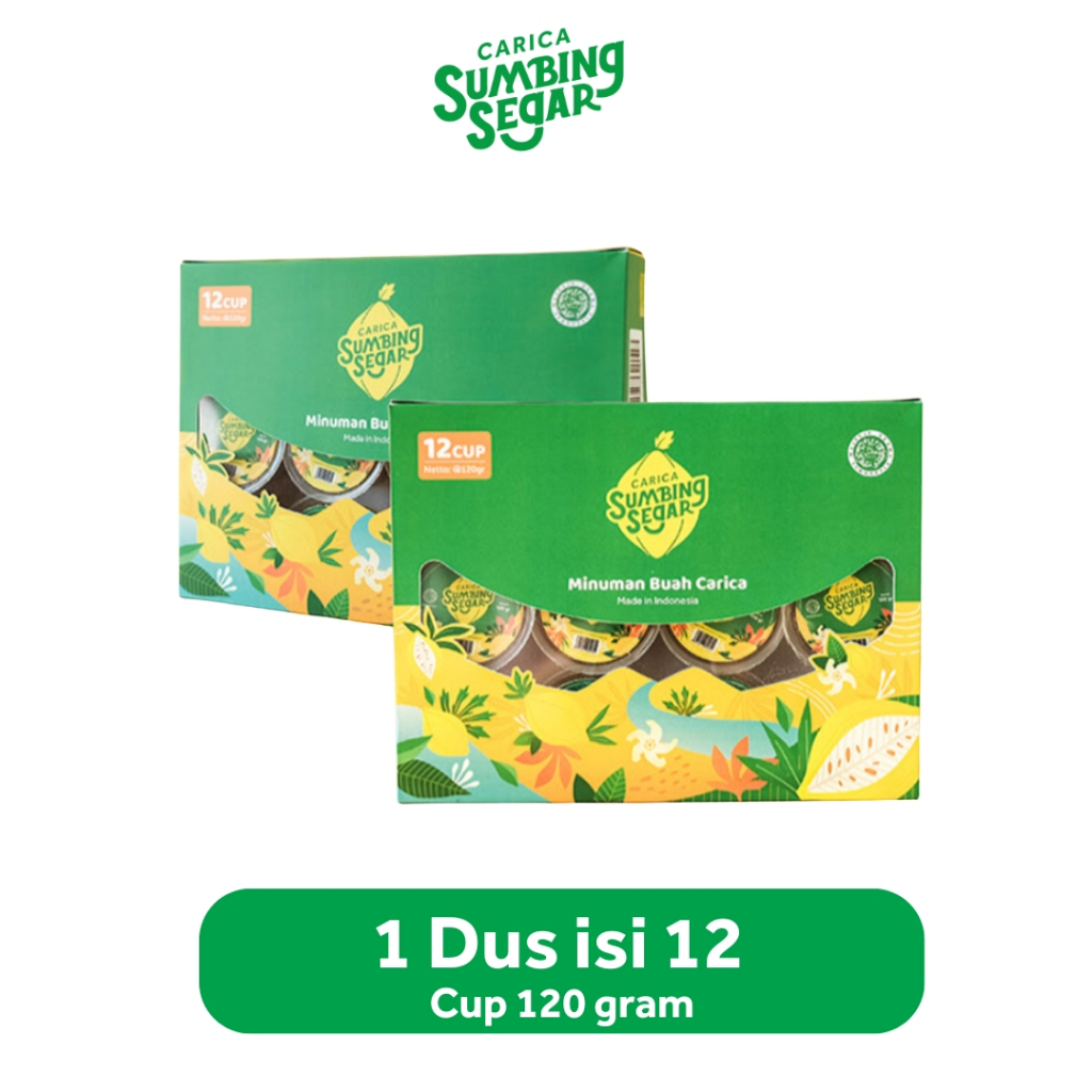 

Carica Sumbing Segar Oleh Oleh Dari Wonosobo - 1 Dus isi 12 Cup 120 Gram