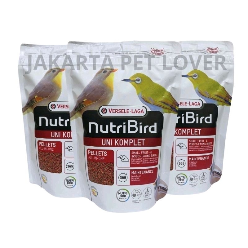 NUTRIBIRD UNI KOMPLET 250 gram PAKAN PLECI Makanan burung Khusus burung Pleci Pakan Penggacor Burung
