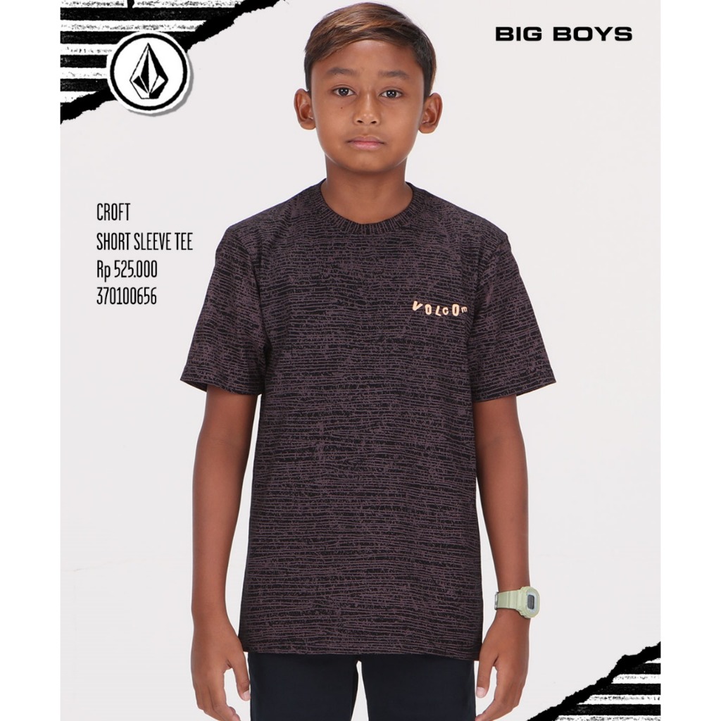 RAYSURF VOLCOM T-SHIRT ANAK 370100656 ORIGINAL